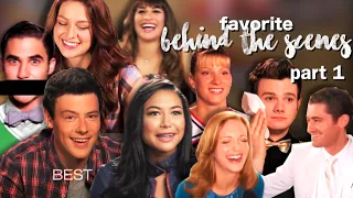 behind the scenes of glee best moments part 1