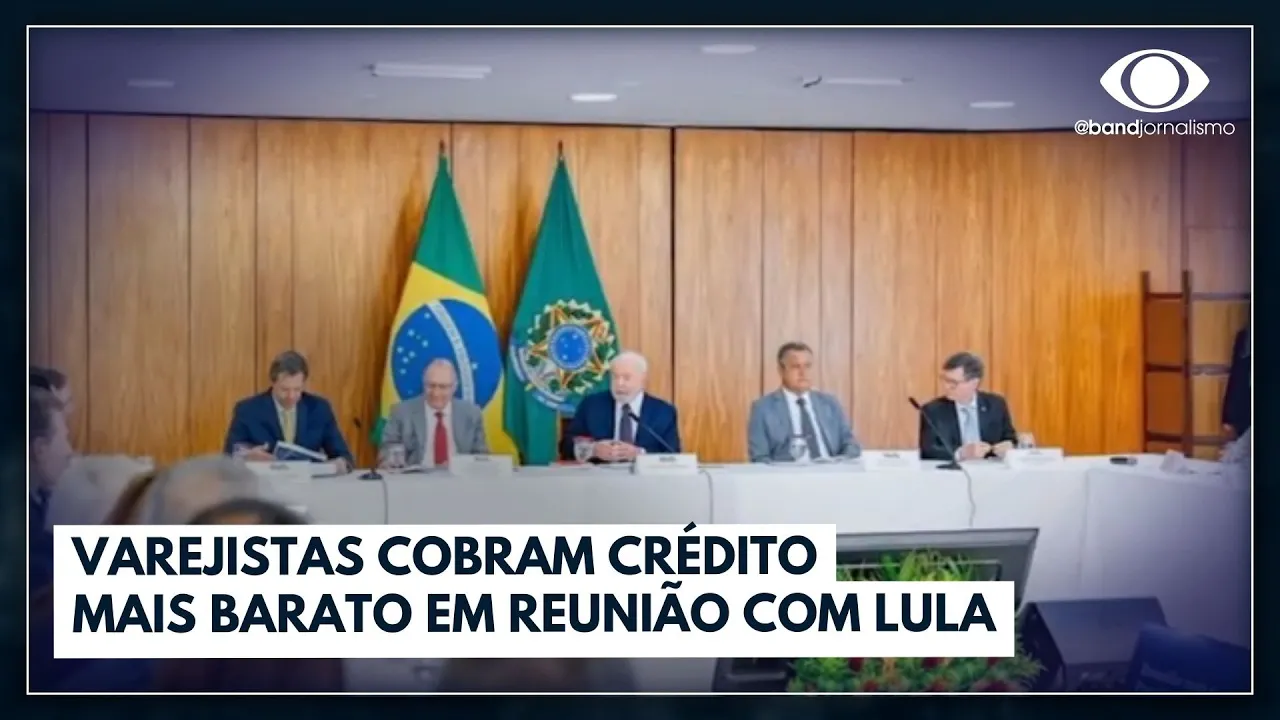 Lula recebe varejistas e pede otimismo de empresários | Jornal da Band