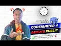CodeIgniter4 complete series remove public in codeigniter 4 Codeigniter remove public from url