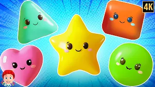Shapes Song for Kids - Learn Circles, Squares & Triangles and More Cartoon Videos for Kids