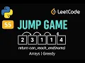 LeetCode 55 Jump Game Python Solution Greedy Algorithm