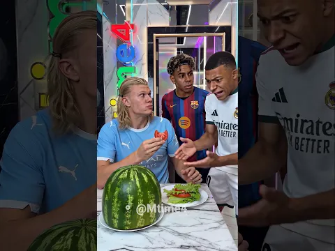 Yamal Arrived and Haaland Suddenly Became Healthy 😂🥗 #parody #football #haaland