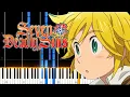 Download Lagu Netsujou no Spectrum | The Seven Deadly Sins OP 1 PIANO TUTORIAL(Sheet in the description)