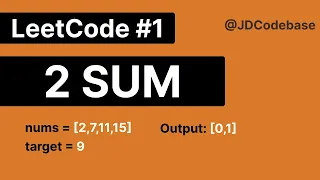 Two Sum Explained in JavaScript LeetCode DSA Series