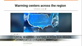 List of warming centers across the region on wsiltv com