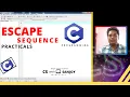 5 1 Escape Sequence in C programming Practical