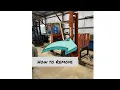 How to remove a forklift backrest