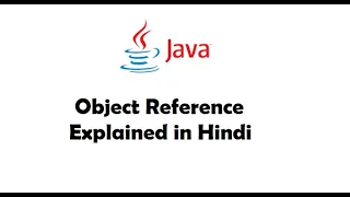 Object Reference in Java in Hindi