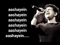 AASHAYEIN | KK | SALIM MERCHANT | FULL LYRICS.