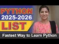 Python Tutorial Projects Notes Practice More 2025 26 List Hindi Urdu 12