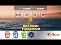 Simple Countdown Timer with JavaScript HTML CSS Bootstrap Animation