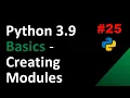 Python 3 9 Creating Modules