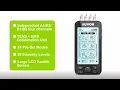 How to use AUVON 4 Outputs TENS Unit EMS Muscle Stimulator Machine 24 Modes