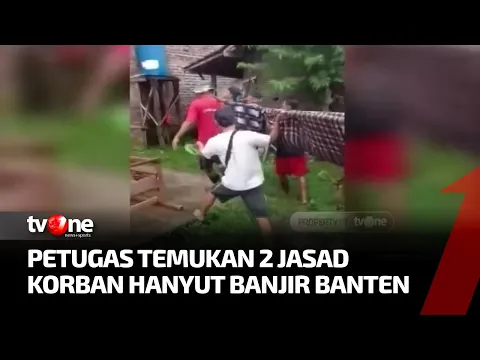 Banjir Melanda Banten, Dua Jasad Hanyut Ditemukan