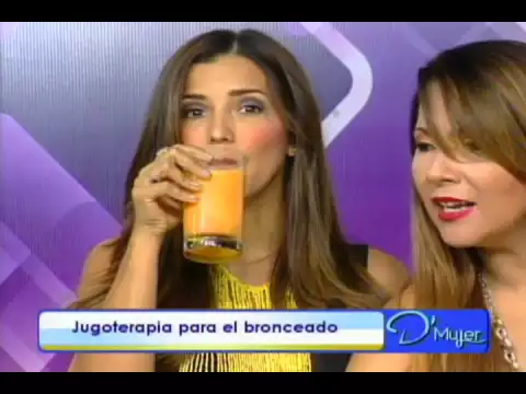 Jugoterapia para el bronceado