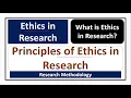 Ethics in Research - Research Ethics