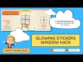 ACNH Window Hack with Glowing Wall Stickers