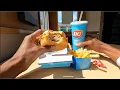 POV Dairy QUEEN gets a little messy TWO Cheese DELUXE lb Signature Stackburger DQ