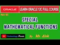 Oracle Tutorials Special Mathematical Functions in SQL by Mr Alok