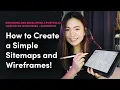 Web Design Tutorial Series Episode 1 - Sitemaps and Wireframes
