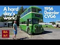Download Lagu Driving a 1956 Daimler Double Decker! Manual steering, pre-selector gearbox!