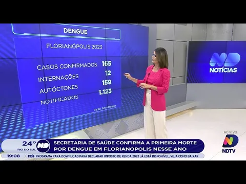 Secretaria de Saúde confirma a primeira morte por dengue em Florianópolis nesse ano
