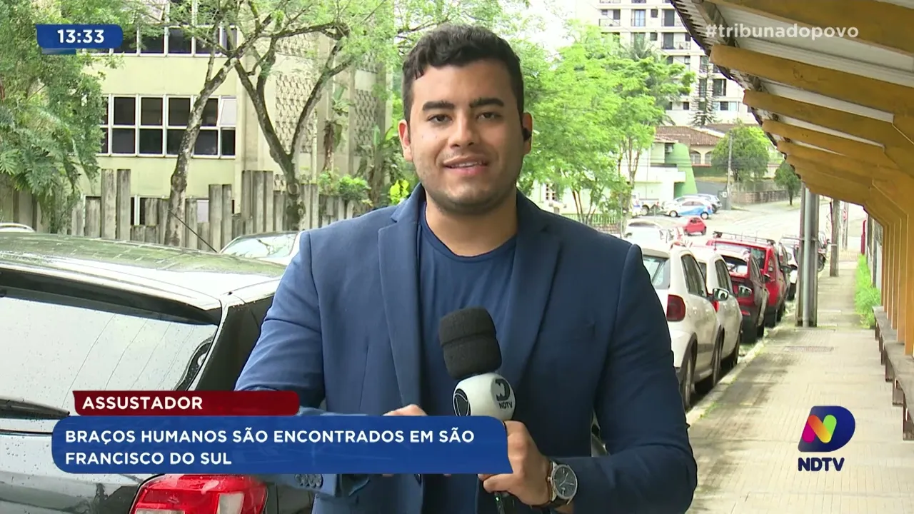 Assustador: braços humanos são encontrados em São Francisco do Sul