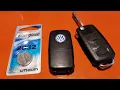 How to Replace a battery in a Volkswagen key fob for Rabbit Jetta Golf Passat GTI 2006 2007 2008 vw