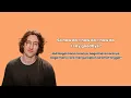 Lagu How Do I Say Goodbye - Dean Lewis Lirik Lagu Dan terjemahan