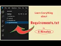 Generate Install Packages using Requirements txt in your Python Virtual Environment VSCODE