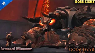 Download God of War 1 - Banteng Penjaga Kuil Pandora - Armored Minotaur Boss Fight - God of War PS2 MP3