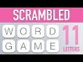 Scrambled Word Games - Guess the Word Game 11 Letter Words