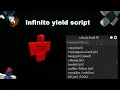 Infinite yield script pastebin
