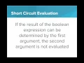 Short Circuit Evaluation