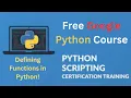 Defining Functions in Python Lec 9 Google Python Automation Course Free Learning Mind