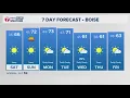 Cool mild temperatures expected in Boise tonight but expected to reach mid 60s tomorrow