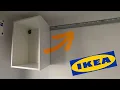 IKEA METOD SEKTION Kitchen Wall Cabinet Suspension Rail installation - How to assemble