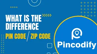What is diffence between Pin code and Zip Code Postal and Zonal Code
