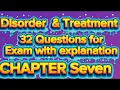 Psychology Quiz Disorders Treatment Chapter 7