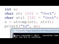 94 strcmp function in C Programming Hindi