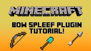 Minecraft Server Tutorial - How to Setup Bow Spleef Bukkit Plugin 2014