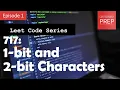 1-bit and 2-bit Characters LeetCode Problem 717 solution