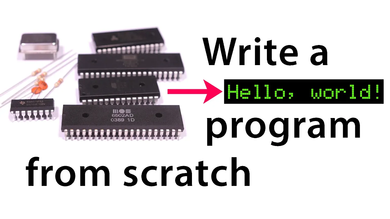 “Hello, world” from scratch on a 6502 — Part 1