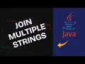How to Join Multiple Strings Easily in Java 2025