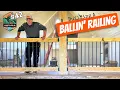 DIY Rustic Railings building Nantahala Retreat