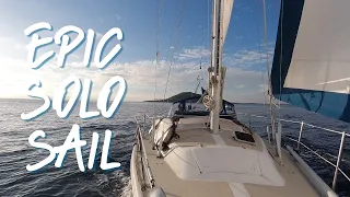 Epic Solo Sail in a Catalina 30 off the Coast of Point Loma, San Diego