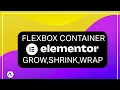 Elementor flexbox container beyond the basics