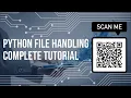 Python File Handling Crash Course Complete Tutorial