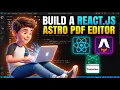 Build a React js Astro Markdown to PDF Editor Static Web App Using Puppeteer Library in TypeScript