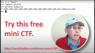 How to exploit a Python Pickle Vulnerability Learn it in this Mini CTF Link in description